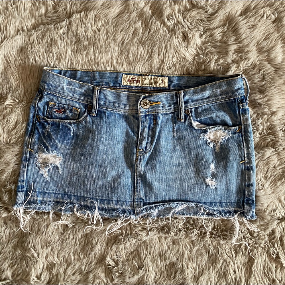 Hollister Jean skirt size 3